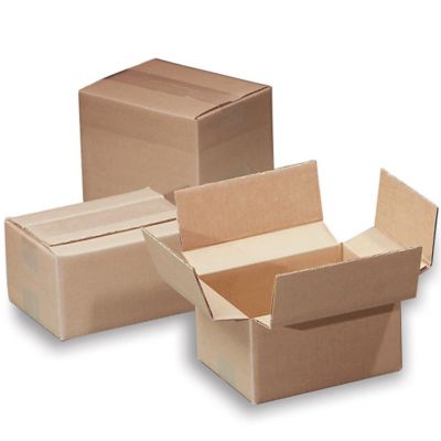 Variable-Height 200-Lb. Test Corrugated Shipping Boxes - 8X6x6" - Lot of 25