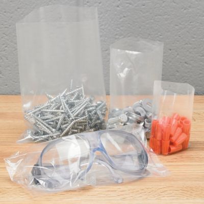 Open-Top Poly Bags - 2X4" - 1.5 Mil