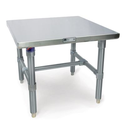 John Boos Stainless Steel Equipment Stands - 34X23x20" - Stainless Steel Top W/Galvanized Base