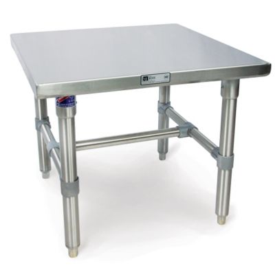 John Boos Stainless Steel Equipment Stands - 34X33x20" - Stainless Steel Top W/Stainless Steel Base