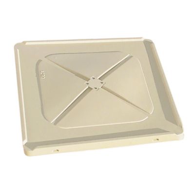 Lid For Macro Plastics Macrobin Large-Capacity Rectangular Bins - Color: Ivory