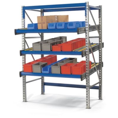 Schaefer Gravity Flow Rack - 75-1/2 X57x78-3/8" - Starter Unit