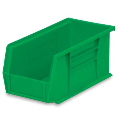 Akrobins For Racks And Panels - 5-1/2 X10-7/8 X5" - Green - Green - Lot of 12  (30230GREEN)