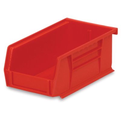 Akrobins For Racks And Panels - 4-1/8 X7-3/8 X3" - Red - Red - Lot of 24  (30220RED)