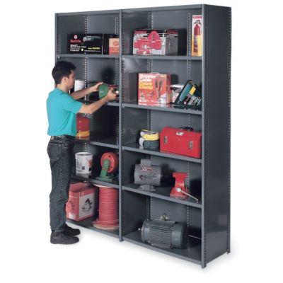 Edsal Premium Shelving - 48X12x85" - Closed Shelving - Starter Unit