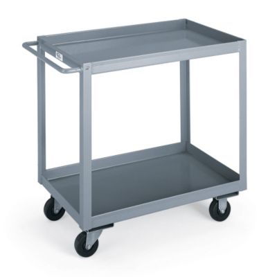 Meco Heavy-Duty Utility Trucks - 36"Wx24"D Shelf - 4" Rubber Casters