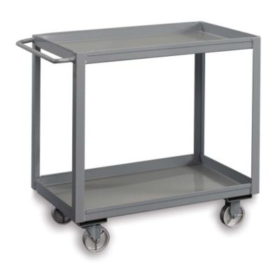 Meco Heavy-Duty Utility Trucks - 36"Wx24"D Shelf - 4" Steel Casters