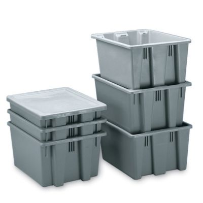 Rubbermaid Palletote Box - 19-1/2 X15-1/2 X13" - Gray