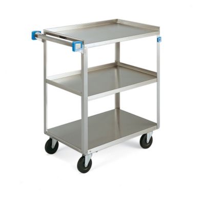 Lakeside Stainless Steel Utility Carts - 24"Wx15-1/2"D Shelf