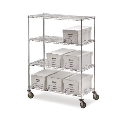 Metro Super Erecta Shelf Trucks With Wire Shelves - 48"Wx24"D Shelf - 68"H