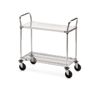 Metro Galvanized/Wire Carts - 48"Wx24"D Shelf