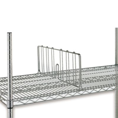 7Ah Shelf Divider For Chrome Open Wire Shelving - 24"W