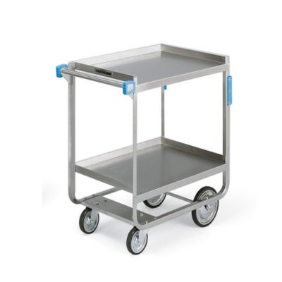 Lakeside Heavy-Duty Stainless Steel Carts - 33"Wx21"D Shelf - 2 Shelves - Standard