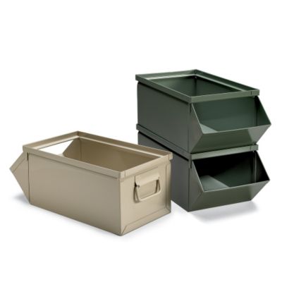 Stackbin All-Welded Steel Bin - 12X5-1/2 X4-1/2" - Green