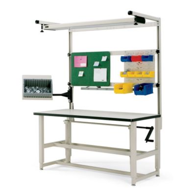 All-Metal Design 60" Overhead Frame For Workstations