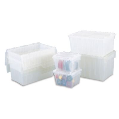 Orbis Translucent Flipak Tote - 11-4/5 X9-4/5 X7-7/10" - Translucent