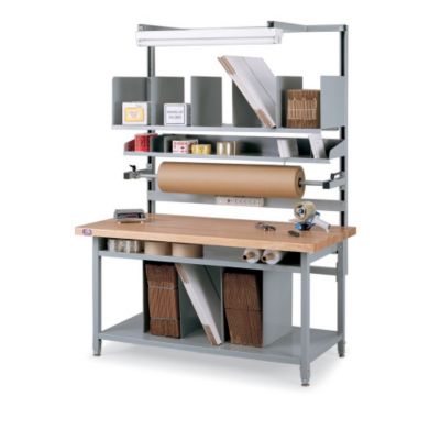 Pro-Line Shelf Dividers For Bottom Shelf For Packing Benches