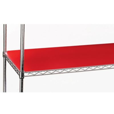 Relius Solutions Pvc Shelf Liners For 1" Dia. Post Shelving - 72X24" - Red