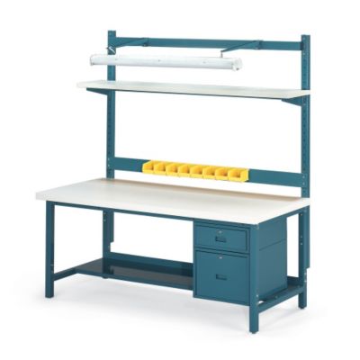 Edsal 96"W Lower Shelf For Production Benches