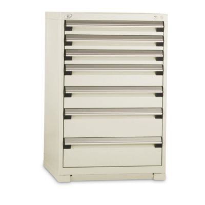 Rousseau Standard-Width Drawer Cabinet - 36X24x46" - 7 Drawers - Red