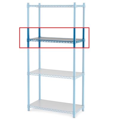 Relius Elite Extra Shelf For High-Capacity Wire Shelving - 60X24" - Blue - Blue