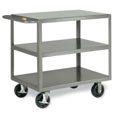 Little Giant 3600-Lb. Capacity Shelf Trucks - 60"Wx30"D Shelf - 2 Shelves - Shelves With Lip