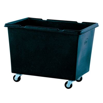 Relius Solutions Recycled Material Handling Carts - Smooth Walls, Plywood Base - 29"Wx41"Dx31"H - Black