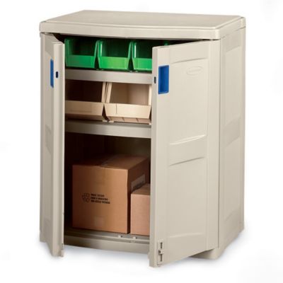 SUNCAST Indoor/Outdoor Storage Cabinets-LETTER B ONLY - Light Gray