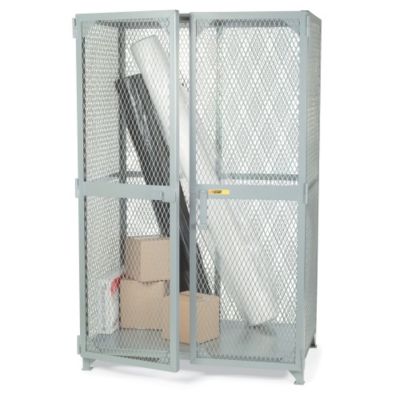 Little Giant Storage Locker - 72X36x78" - With Two Shelves - Gray