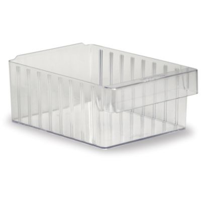 Akro-Mils Akrodrawers Clear Shelf Drawers-8-3/8 X11-5/8 X4-5/8" - Clear - Lot of 4