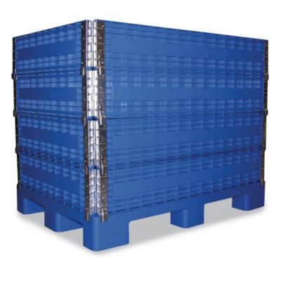 Relius Solutions Multi-Height Bulk Container - 2500-Lb. Capacity - Blue