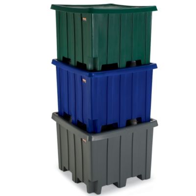 Relius Solutions Bulk Containers - 49"Wx49"Lx36-1/2" - Green