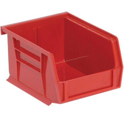 Relius Solutions Hang And Stack Bins - 4-1/8 X5-3/8 X3" - Red - Red - Lot of 24  (CHQUS210 RD)