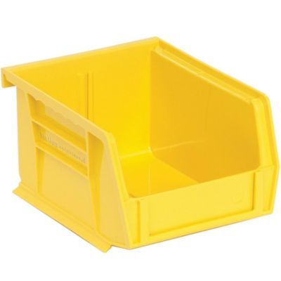 Relius Solutions Hang And Stack Bins - 4-1/8 X5-3/8 X3" - Yellow - Yellow - Lot of 24  (CHQUS210 YL)