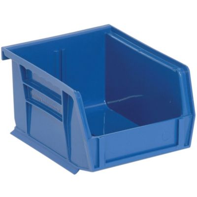 Relius Solutions Hang And Stack Bins - 4-1/8 X5-3/8 X3" - Blue - Blue - Lot of 24  (CHQUS210 BL)