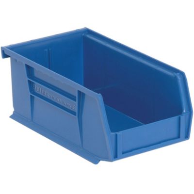 Relius Solutions Hang And Stack Bins - 4-1/8 X7-3/8 X3" - Blue - Blue - Lot of 24  (CHQUS220BL)