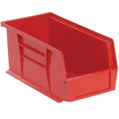 Relius Solutions Hang And Stack Bins - 5-1/2 X10-7/8 X5" - Red - Red - Lot of 12  (CHQUS230RD)