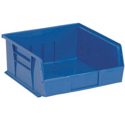 Relius Solutions Hang And Stack Bins - 11X10-7/8 X5" - Blue - Blue - Lot of 6  (CHQUS235BL)