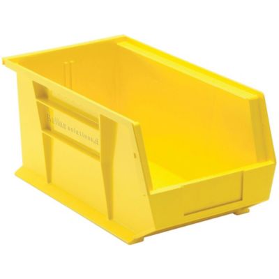 Relius Solutions Hang And Stack Bins - 8-1/4 X14-3/4 X7" - Yellow - Yellow - Lot of 12  (CHQUS240YL)