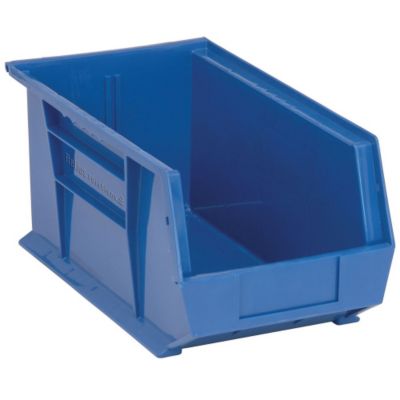 Relius Solutions Hang And Stack Bins - 8-1/4 X14-3/4 X7" - Blue - Blue - Lot of 12  (CHQUS240BL)