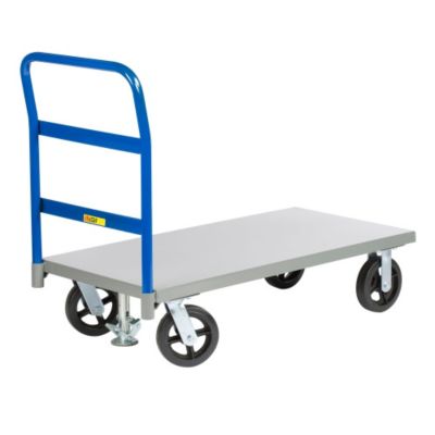 Little Giant Fully Assembled Platform Trucks With Floor Locks - 36"Lx24"W Deck - Pneumatic