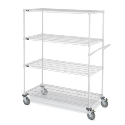 Relius Solutions Decorator Wire Shelf Trucks - 48"Wx18"D Shelf - 60"H - Slate