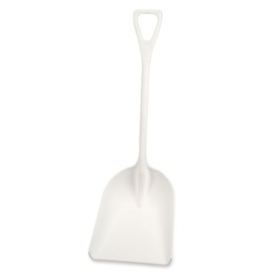 Remco One-Piece Shovels - 14X14x45" - White - White - Lot of 2