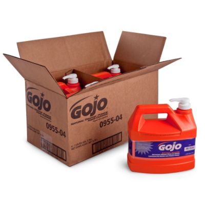 Gojo Pro Series Soap - Natural Orange Pumice Hand Cleaner - Pump Bottle - 1 gallon