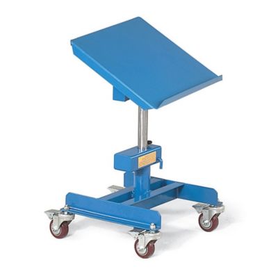 Relius Solutions Adjustable Work Positioner - 20-27-1/2"H Platform - Blue