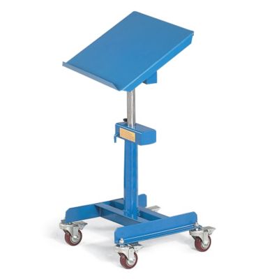 Relius Solutions Adjustable Work Positioner - 28-1/4 -42"H Platform - Blue