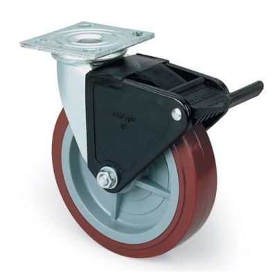 Colson Casters - Swivel - 4"Dia.X2"W Polyurethane Tread With Hi-Tech Polyolefin Core