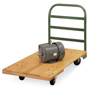 Fairbanks Premium Oak Bantamweight Platform Trucks - 54"Lx27"W Deck - 5" Mold-On Rubber