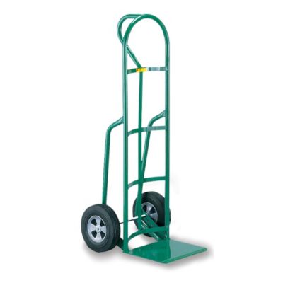 Little Giant Oversized Noseplate Hand Trucks - 8" Solid Rubber - D-Handle - Green