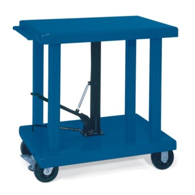 Wesco Foot Pedal Operated Mobile Hydraulic Lift Tables 2000lb. Capacity 32×48″ Platform